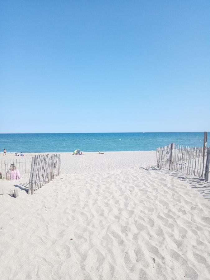 Appartement 6P Rez-De-Jardin Clim Acces Mer Direct Le Barcarès Dış mekan fotoğraf